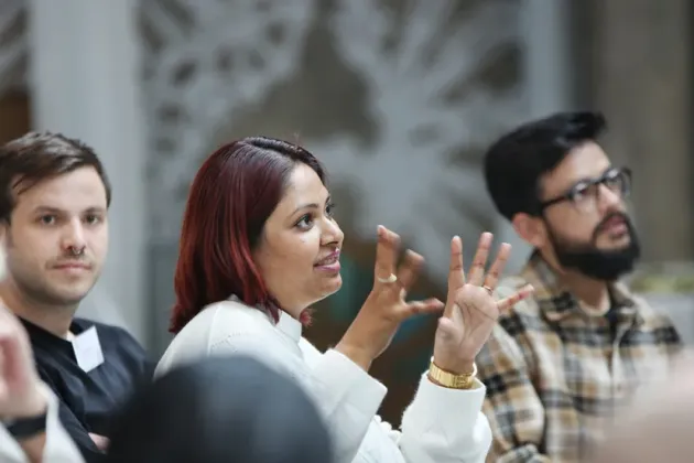 students in class. photo