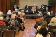 Panel och publik på HBG Live. Foto